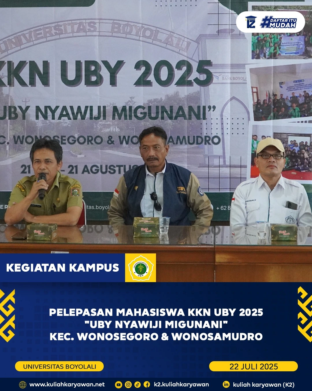 Mahasiswa KKN UBY 2025